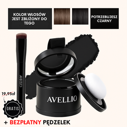 Puder do Włosów | Szybkie Zakrywanie Odrostów i Siwych Włosów | Naturalny Efekt na Każdą Okazję