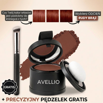 Puder do Włosów | Szybkie Zakrywanie Odrostów i Siwych Włosów | Naturalny Efekt na Każdą Okazję