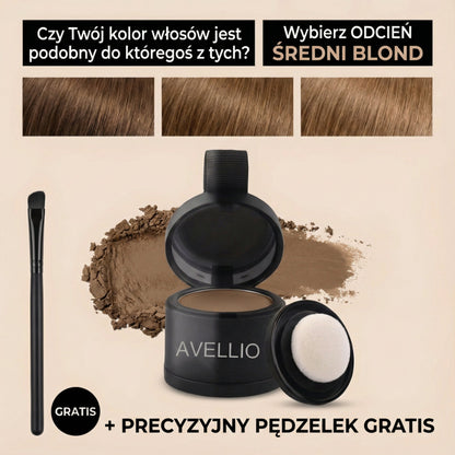 Puder do Włosów | Szybkie Zakrywanie Odrostów i Siwych Włosów | Naturalny Efekt na Każdą Okazję