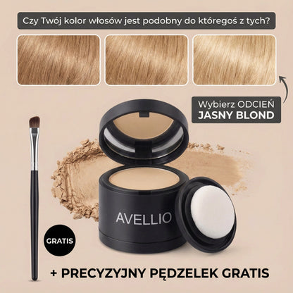 Puder do Włosów | Szybkie Zakrywanie Odrostów i Siwych Włosów | Naturalny Efekt na Każdą Okazję