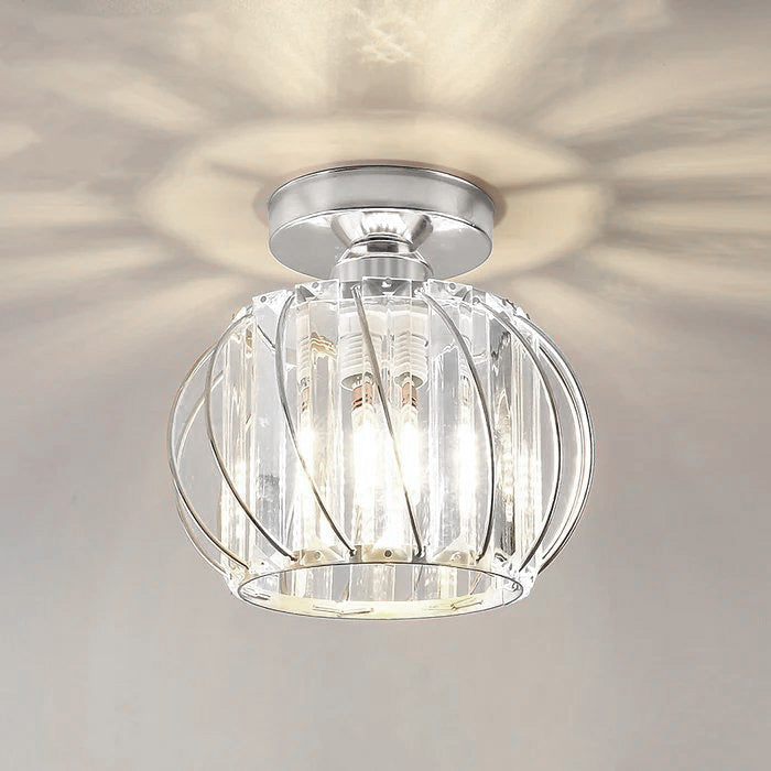 Rzeźbiona Lampa Sufitowa z Szkła ? Nordycki Design do Sypialni i Salonu