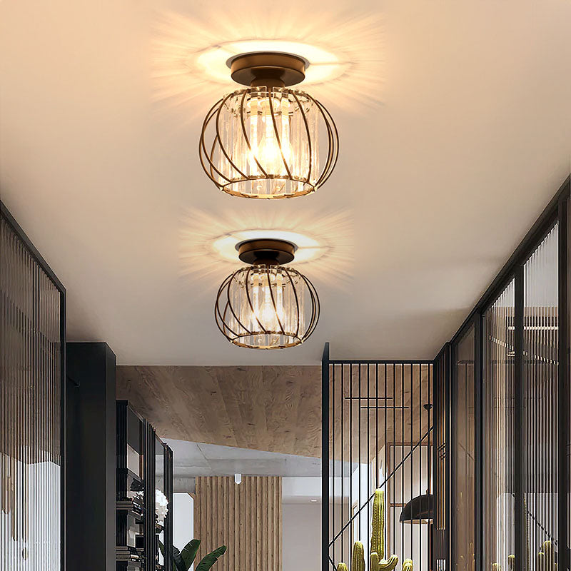 Rzeźbiona Lampa Sufitowa z Szkła ? Nordycki Design do Sypialni i Salonu
