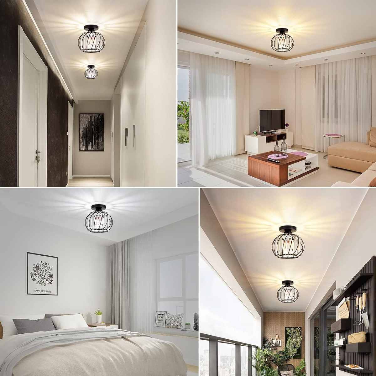Rzeźbiona Lampa Sufitowa z Szkła ? Nordycki Design do Sypialni i Salonu