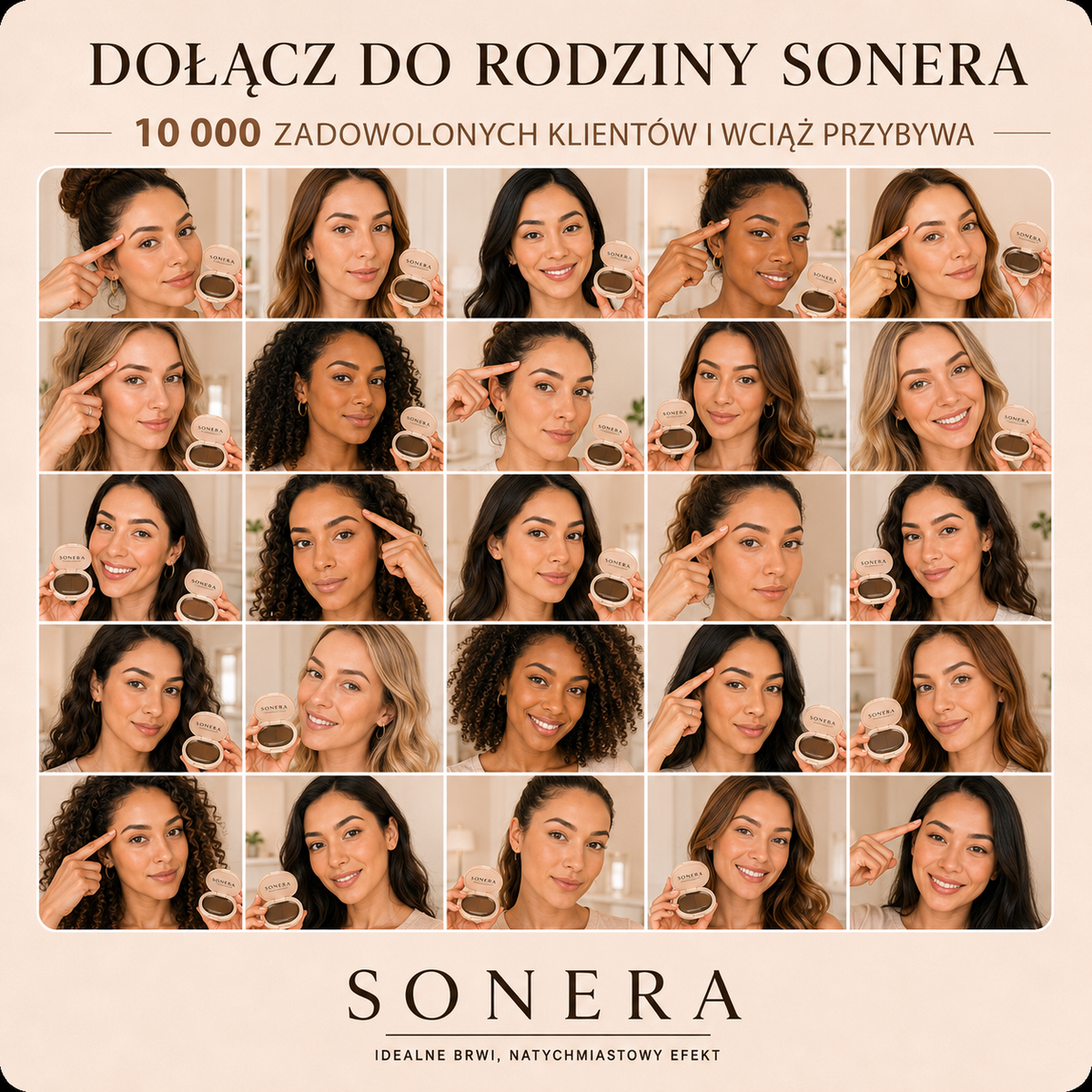 Sonera | Narzędzie do Stylizacji Brwi w 5 Sekund z Precyzyjnym Aplikatorem