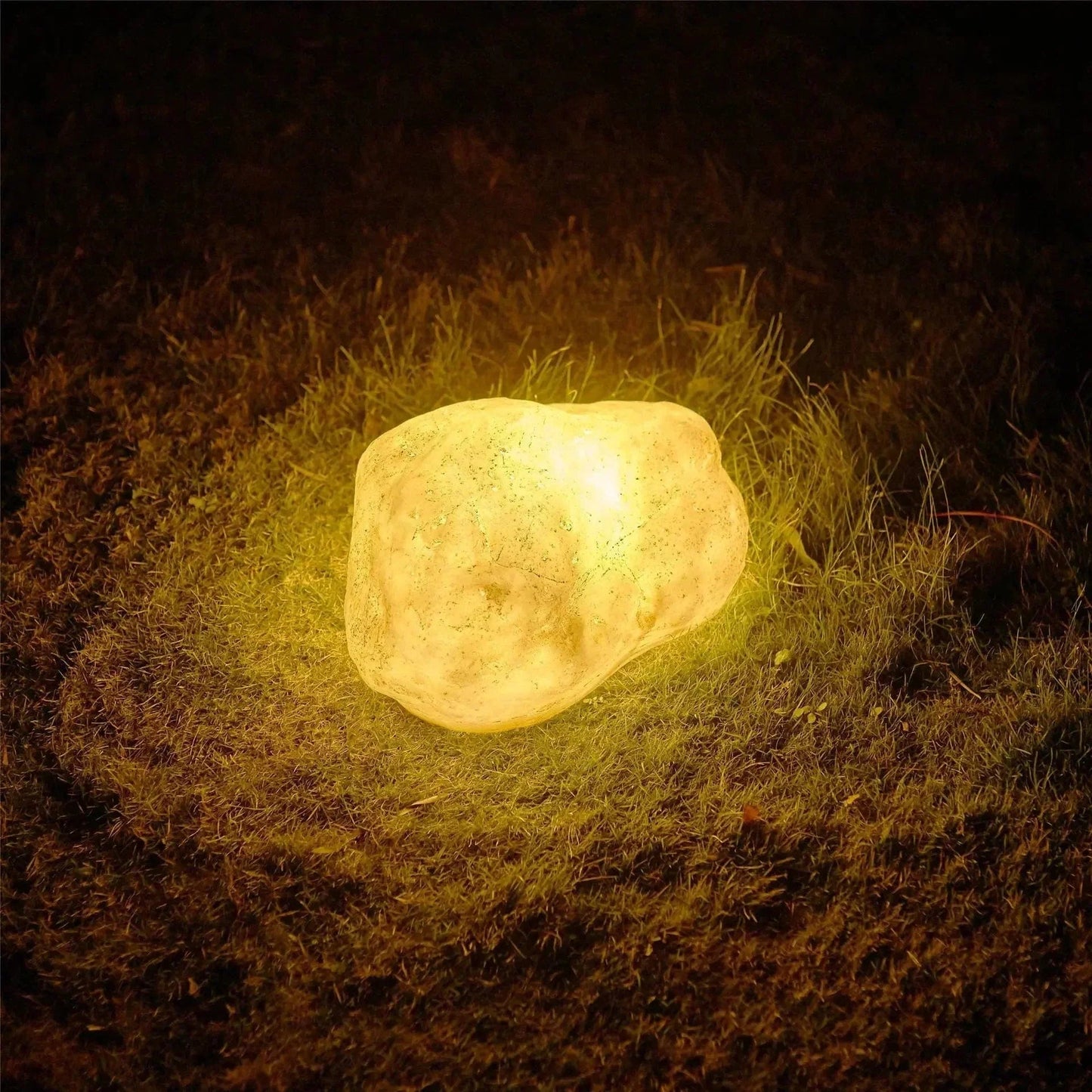 Lampa Zewnętrzna Solarna Living Stone, Oprawa E27, IP65, Do Ogrodu i Ścieżek