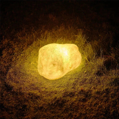 Lampa Zewnętrzna Solarna Living Stone, Oprawa E27, IP65, Do Ogrodu i Ścieżek