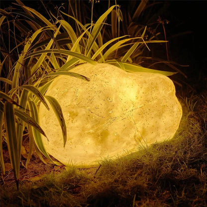 Lampa Zewnętrzna Solarna Living Stone, Oprawa E27, IP65, Do Ogrodu i Ścieżek