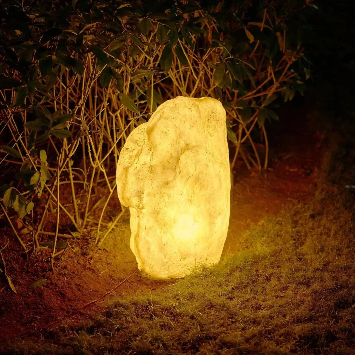 Lampa Zewnętrzna Solarna Living Stone, Oprawa E27, IP65, Do Ogrodu i Ścieżek