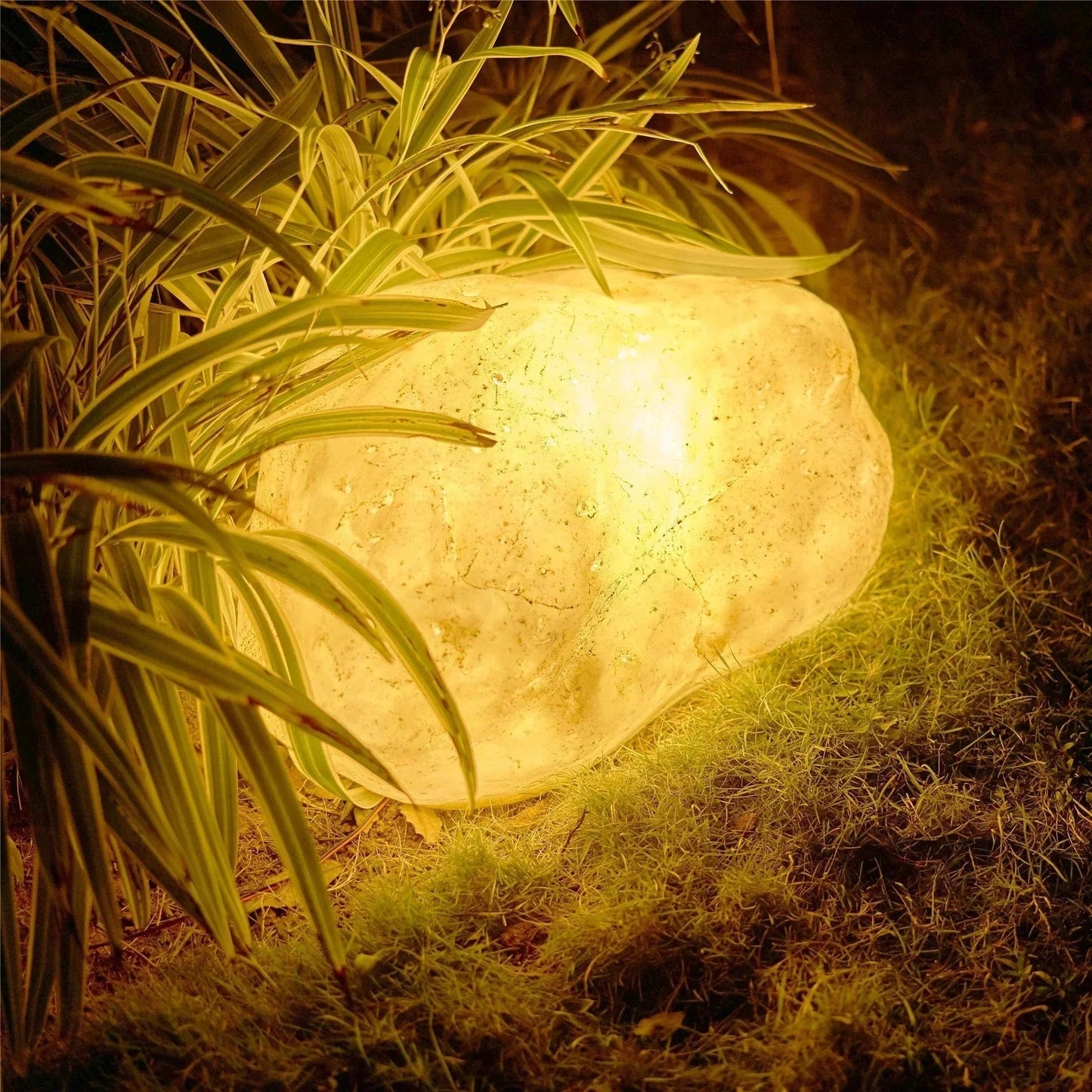Lampa Zewnętrzna Solarna Living Stone, Oprawa E27, IP65, Do Ogrodu i Ścieżek