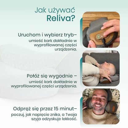 Reliva Elektryczny Masażer Karku i Odcinka Lędźwiowego