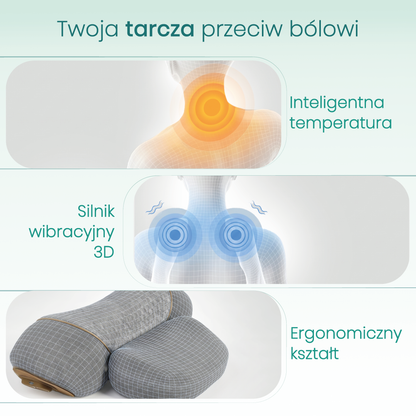 Reliva Elektryczny Masażer Karku i Odcinka Lędźwiowego