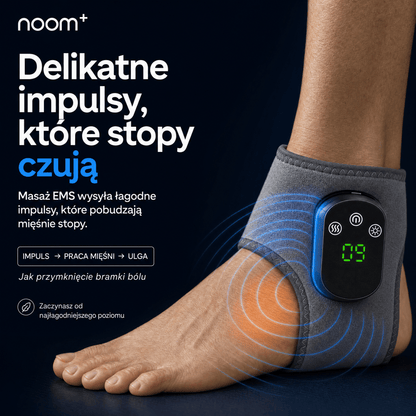 Urządzenie do Masażu Nóg NoomEMS z Cieplem i Wibracjami