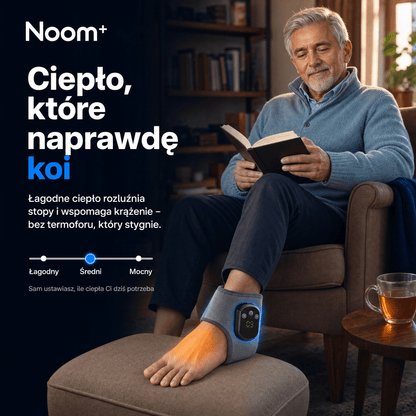 Urządzenie do Masażu Nóg NoomEMS z Cieplem i Wibracjami