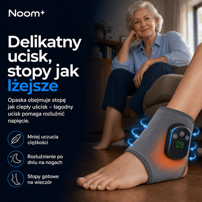 Urządzenie do Masażu Nóg NoomEMS z Cieplem i Wibracjami