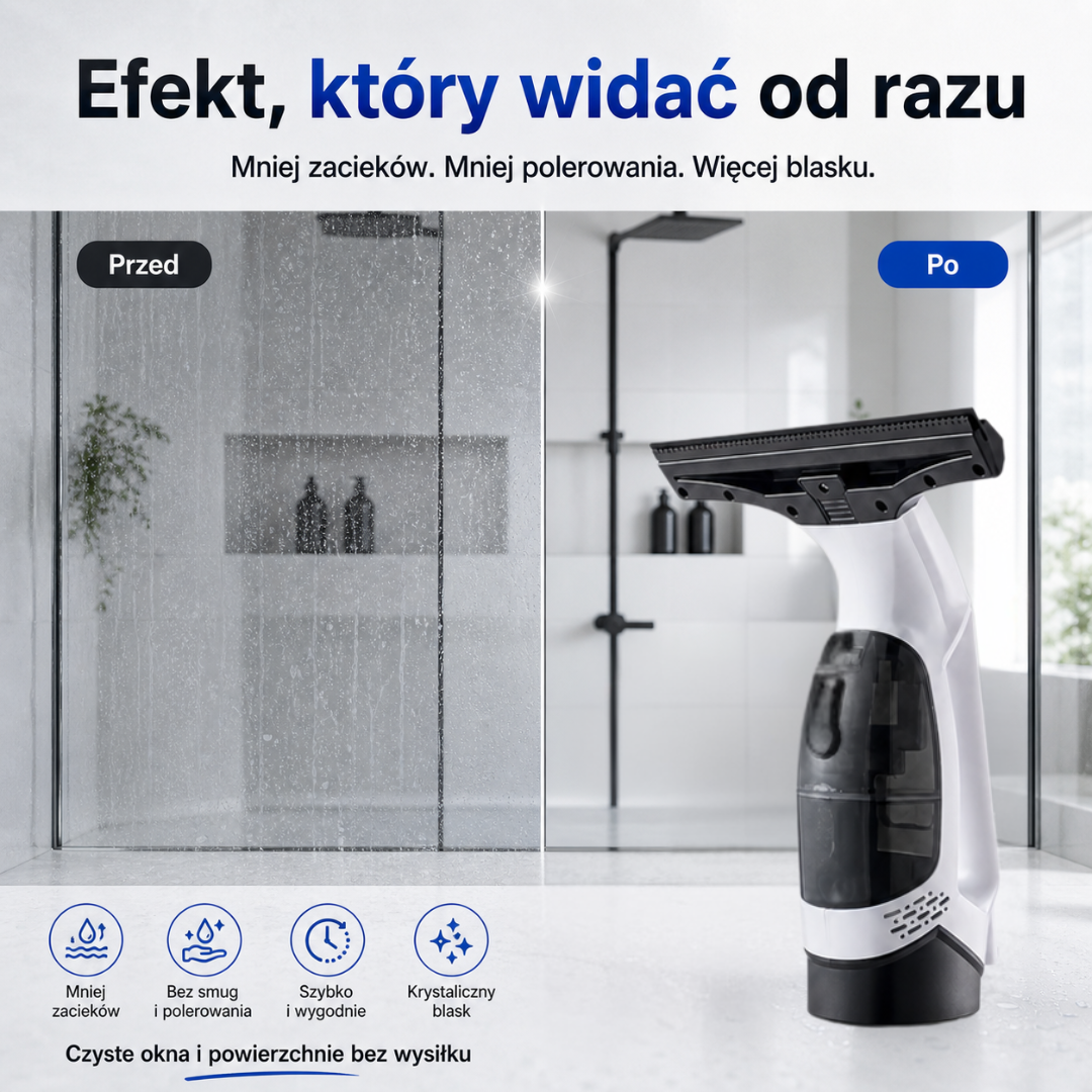 Urządzenie do Mycia Okien z Technologią Parową