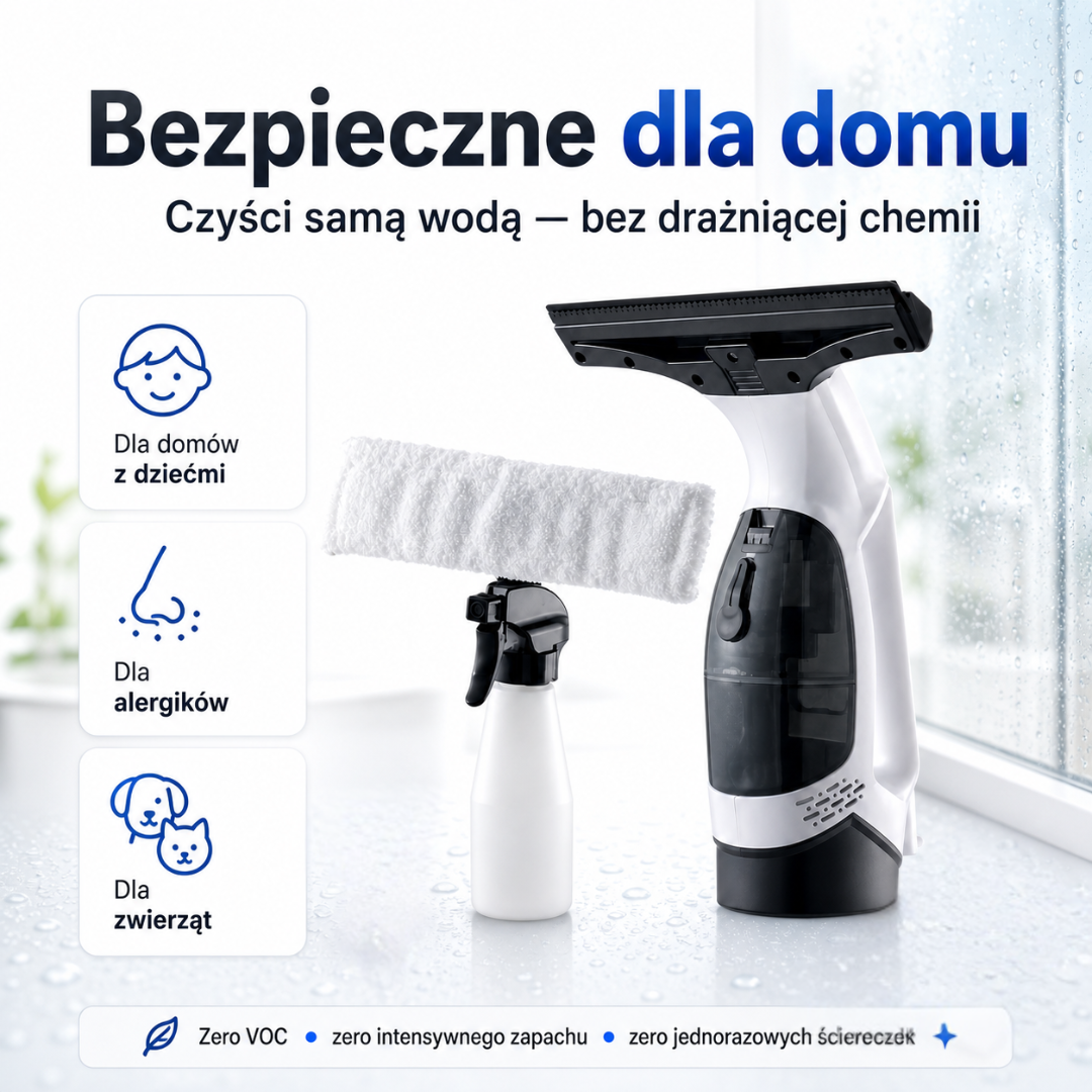 Urządzenie do Mycia Okien z Technologią Parową