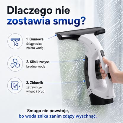 Urządzenie do Mycia Okien z Technologią Parową