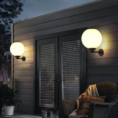 Wodoodporna Lampa Ścienna Solarna Zewnętrzna – Elegancki Design, Ekologiczne Oświetlenie, Rozmiary 20/25/30 cm