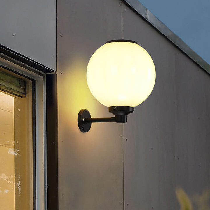 Wodoodporna Lampa Ścienna Solarna Zewnętrzna – Elegancki Design, Ekologiczne Oświetlenie, Rozmiary 20/25/30 cm