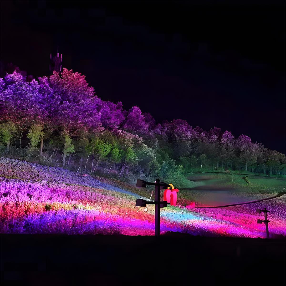 Wodoodporna RGB Lampa Ogrodowa LED do Oświetlenia Krajobrazu