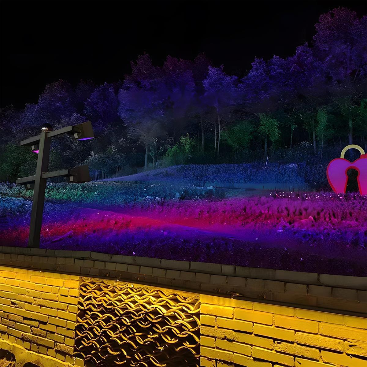 Wodoodporna RGB Lampa Ogrodowa LED do Oświetlenia Krajobrazu