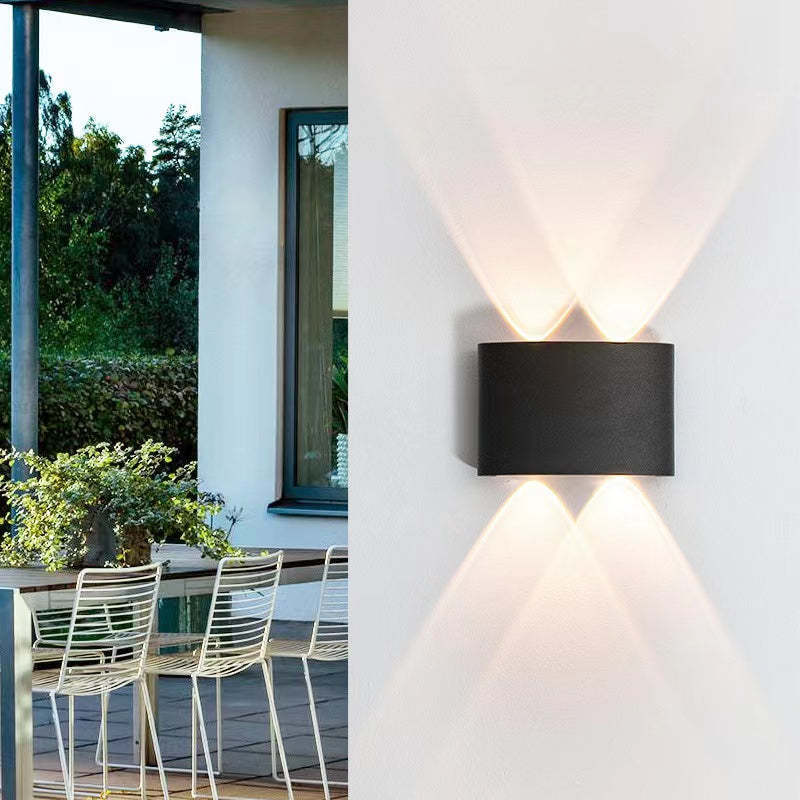 Kinkiet zewnętrzny LED z aluminium – nowoczesna lampa ścienna, różne rozmiary