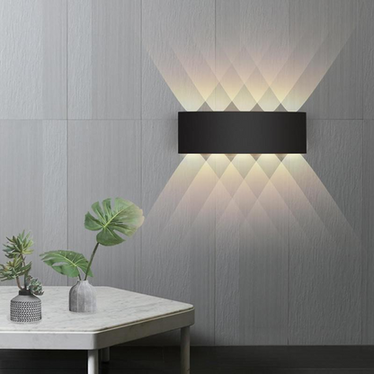 Kinkiet zewnętrzny LED z aluminium – nowoczesna lampa ścienna, różne rozmiary