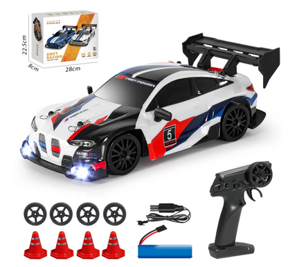 Zdalnie Sterowane Auto RC 1:24 z Wysoką Prędkością | Idealne do Wyścigów i Akrobacji