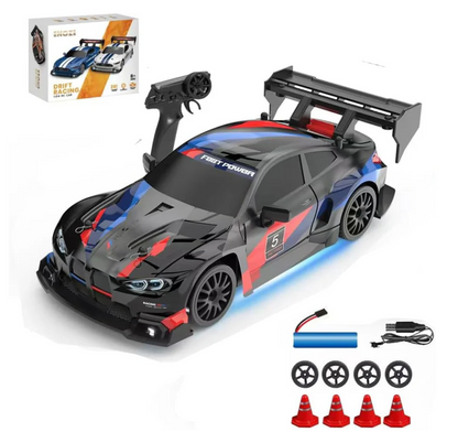 Zdalnie Sterowane Auto RC 1:24 z Wysoką Prędkością | Idealne do Wyścigów i Akrobacji
