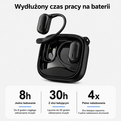 Inteligentne Słuchawki z Tłumaczem AI i Ekranem LCD | Wysoka Jakość Dźwięku dla Lepszego Doświadczenia