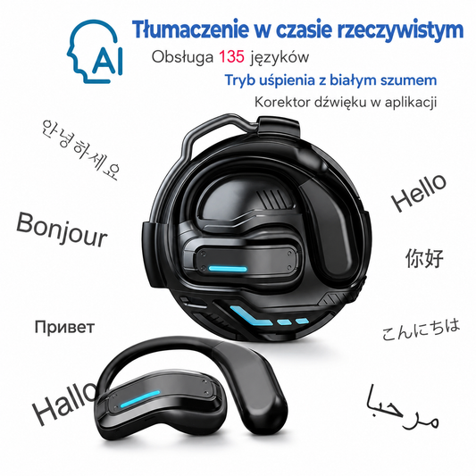 Zelena Lite Słuchawki Tłumaczące z Technologią Bluetooth
