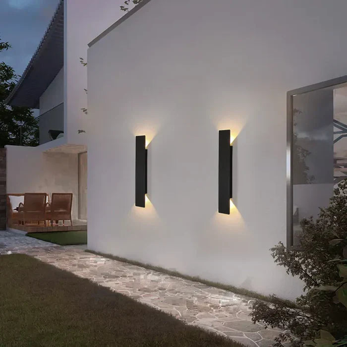 Nowoczesna Lampa Ścienna LED do Ogrodu i Tarasu