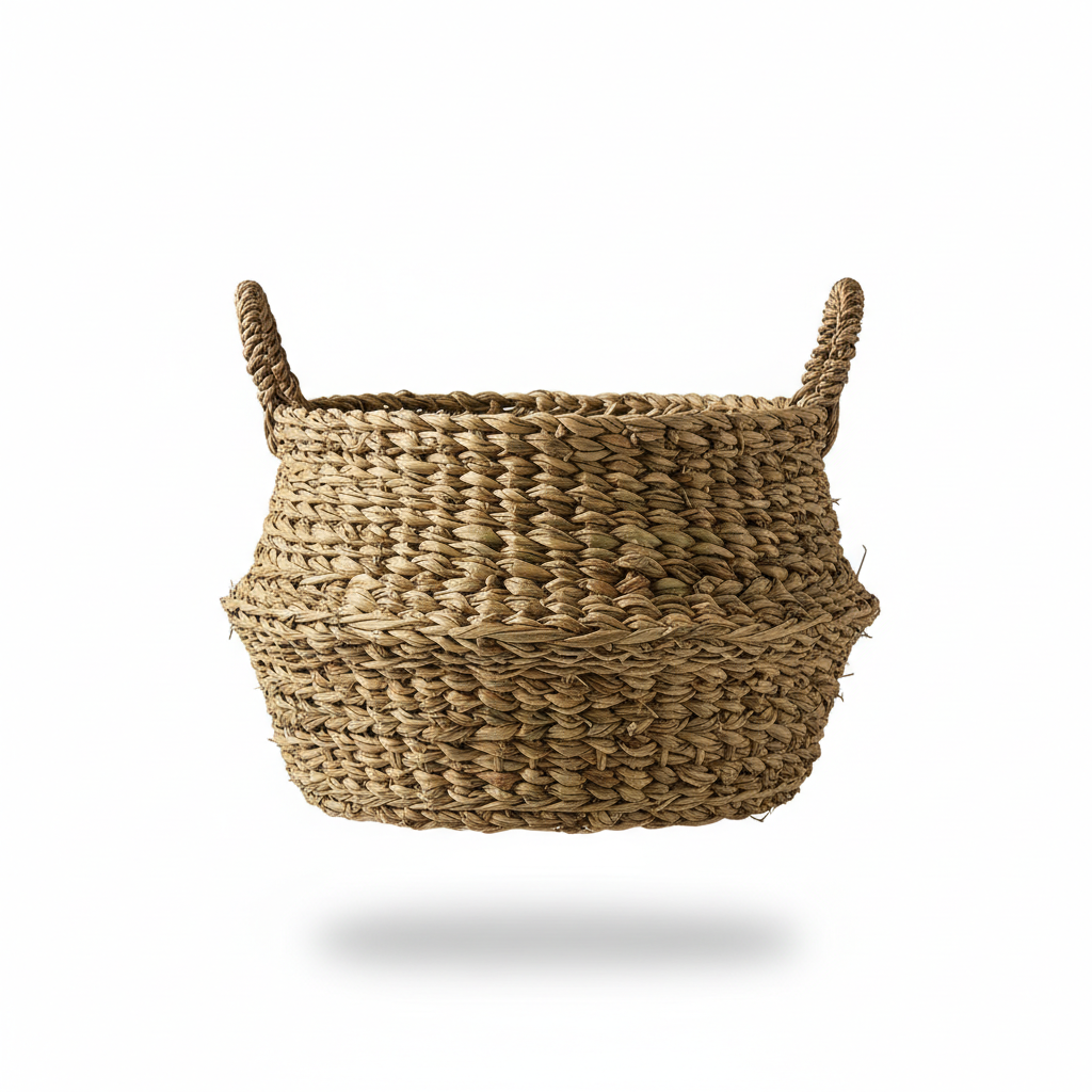 Kosz z trawy morskiej