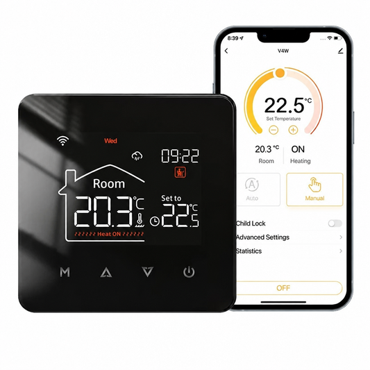 Inteligentny Termostat WiFi Elektroniczny do Ogrzewania Pokojowy - 1