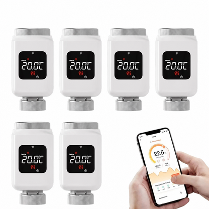 Inteligentny Programowalny Termostat WiFi do Grzejnika z Funkcja Oszczedzania Energii - 1