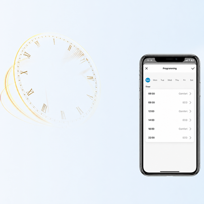 Inteligentny Programowalny Termostat WiFi do Grzejnika z Funkcja Oszczedzania Energii - 4