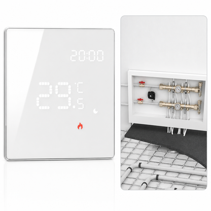 Inteligentny Programowalny Termostat WiFi do Ogrzewania Elektrycznego i Wodnego - 7