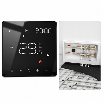 Inteligentny Programowalny Termostat WiFi do Ogrzewania Elektrycznego i Wodnego - 8