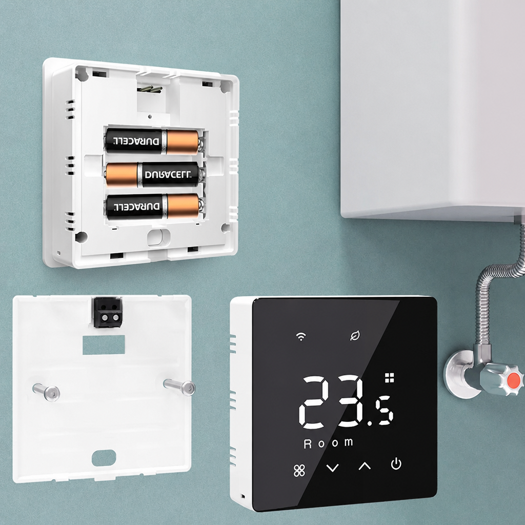 Inteligentny Termostat WiFi Zigbee do Kotłów Gazowych Elektroniczny Termostat Grzejnikowy - 2