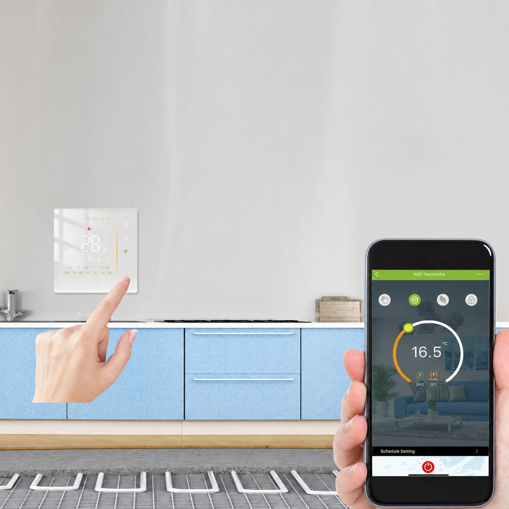 Inteligentny Programowalny Termostat WiFi do Ogrzewania Podlogowego i Gazowego - 5