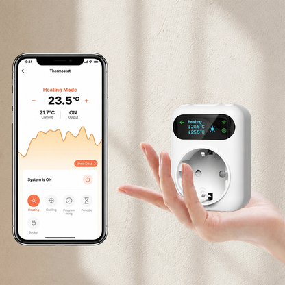 Inteligentny Termostat WiFi do Grzejnika z Aplikacją Tuya - 5