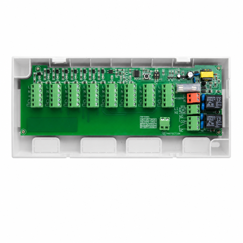 Inteligentny Termostat WiFi Elektroniczny do Ogrzewania Pokojowego 8 Stref - 3