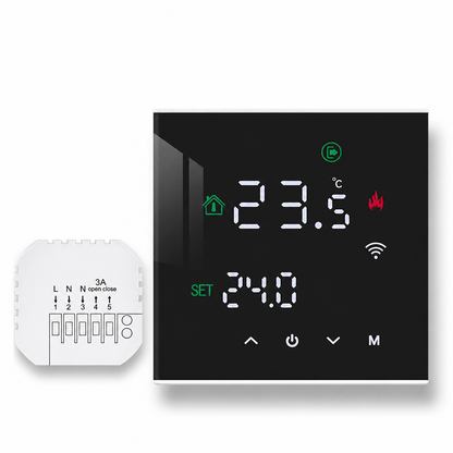 Inteligentny Termostat WiFi Elektroniczny do Ogrzewania Pokojowego 8 Stref - 11