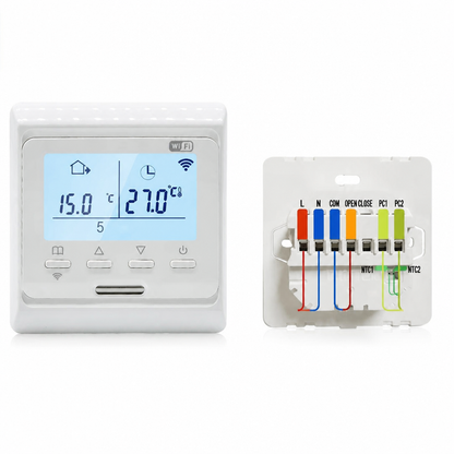 Inteligentny Termostat WiFi Elektroniczny do Ogrzewania Podlogowego z Ekranem LCD - 10