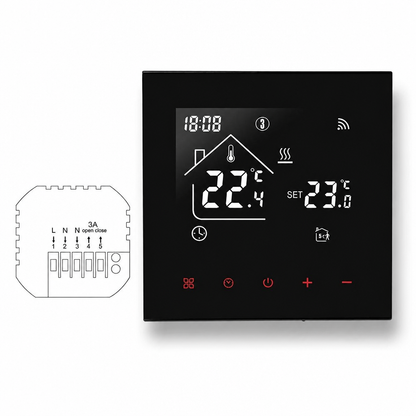 Inteligentny Termostat WiFi Elektroniczny do Ogrzewania Pokojowego 8 Stref - 14