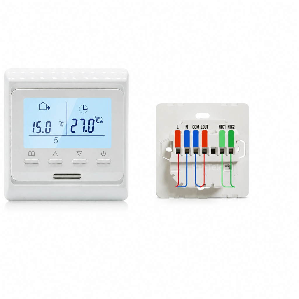 Inteligentny Termostat WiFi Elektroniczny do Ogrzewania Podlogowego z Ekranem LCD - 13