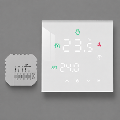 Inteligentny Termostat WiFi Elektroniczny do Ogrzewania Pokojowego 8 Stref - 17