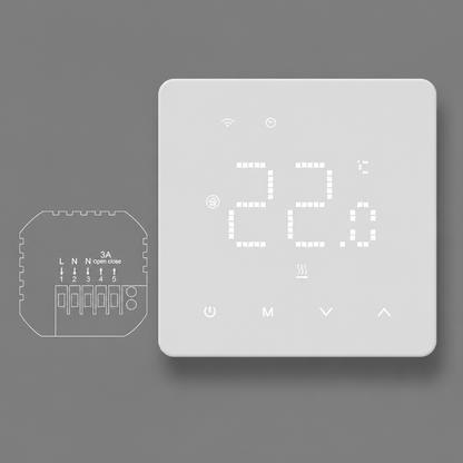 Inteligentny Termostat WiFi Elektroniczny do Ogrzewania Pokojowego 8 Stref - 18