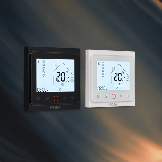 Inteligentny Termostat Elektroniczny Grzejnikowy do Ogrzewania Wodnego i Elektrycznego - 1