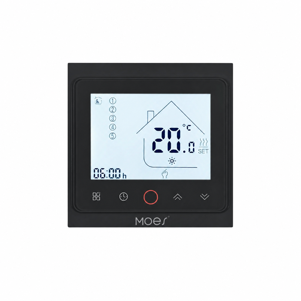 Inteligentny Termostat Elektroniczny Grzejnikowy do Ogrzewania Wodnego i Elektrycznego - 7